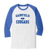 Gainfield Elementary Baseball Style T-Shirt