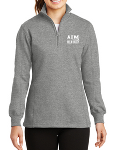 AIM Ladies 1/4 Zip Sweatshirt LST253