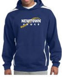 Newtown Softball Stripe Pullover Hooded Sweathsirt ST265/Y