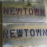 Hand Crafted Wood Barn Signs Newtown