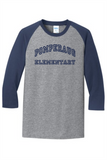 Pomperaug Elementary Baseball Style T-Shirt