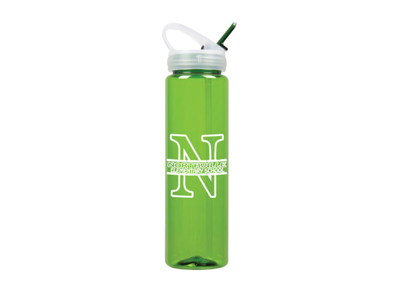 Northville 32 oz Super Sipper Water Bottle w/ straw