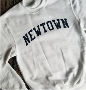 Collegiate Town Fleece Pullover Crewneck Sweatshirt